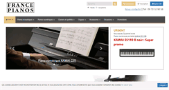 Desktop Screenshot of francepianos.com