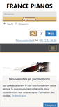 Mobile Screenshot of francepianos.com